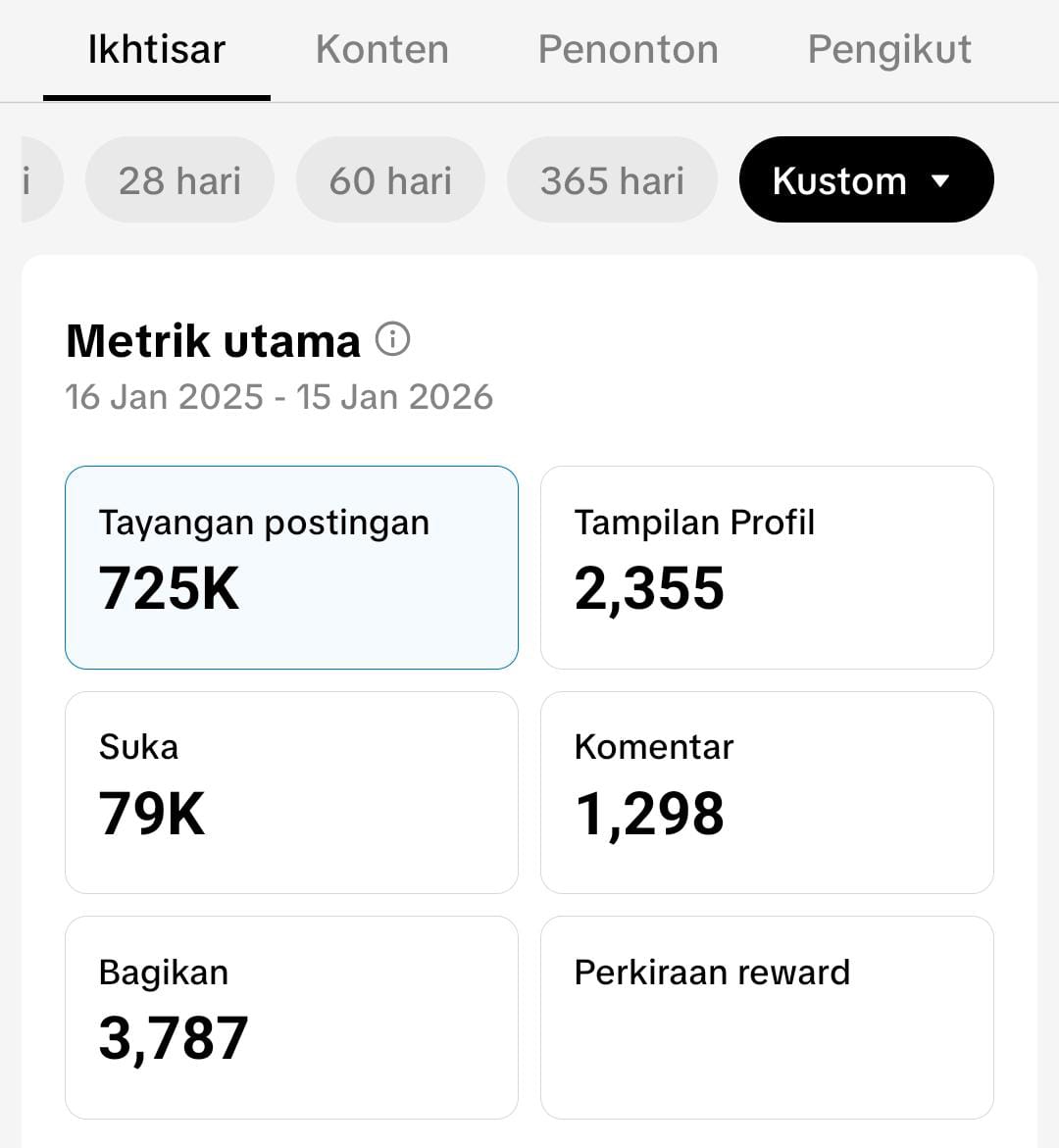 Analytics Report Project